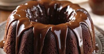 Chocolate Bundt Cake with Chocolate Glaze