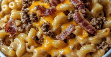 Loaded Bacon Cheeseburger Pasta