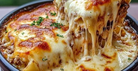 Creamy Alfredo Lasagna Soup