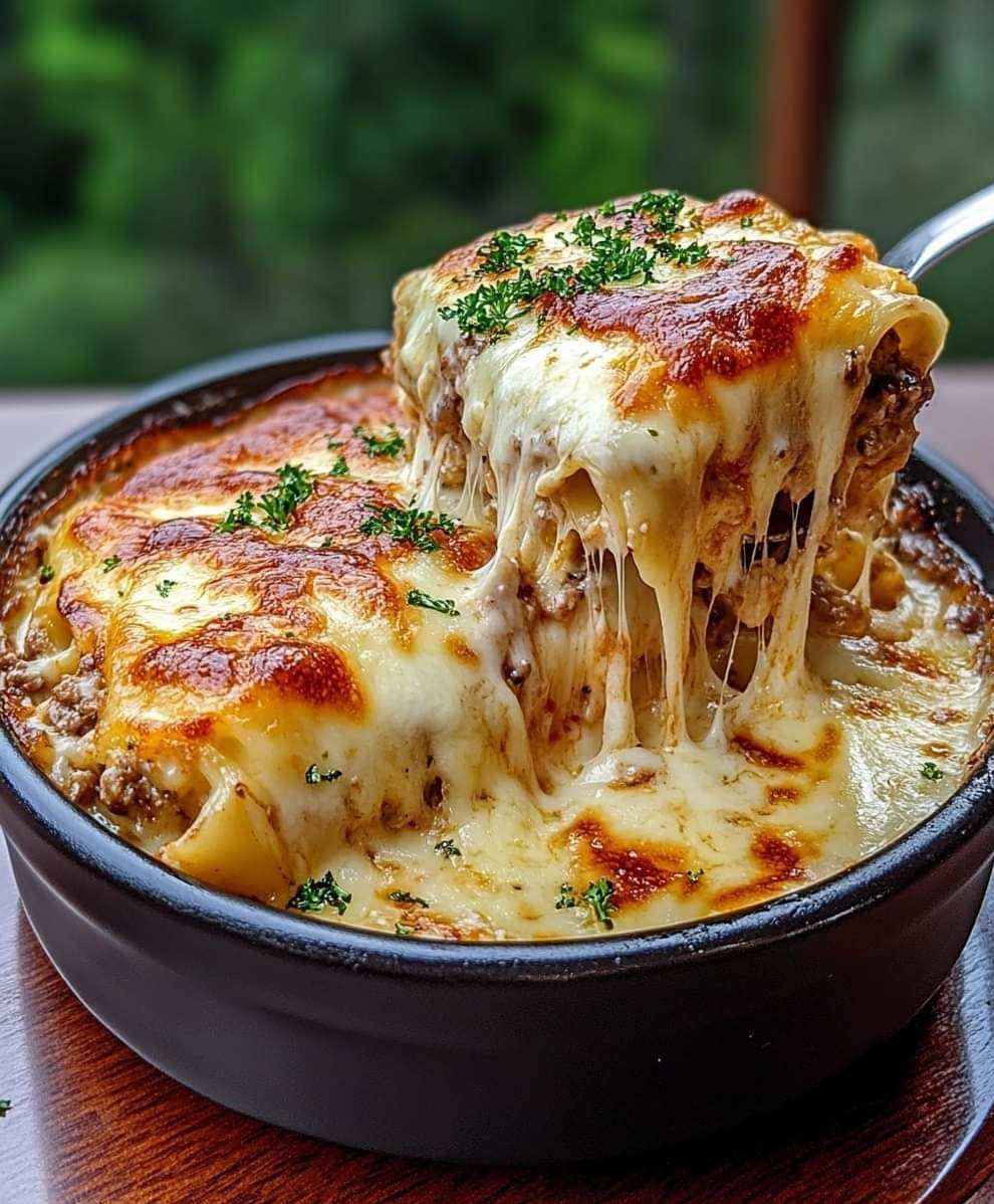 Creamy Alfredo Lasagna Soup