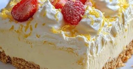 No-Bake Lemon Cream Cheese Dessert