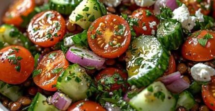 Mediterranean Lentil Salad