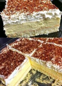 No-Bake Cream Layer Cake