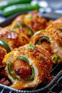 Smoked Jalapeño Popper Chicken Bombs