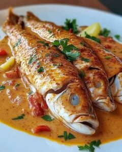 Red Snapper with Creamy Creole Sauce