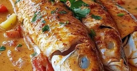 Red Snapper with Creamy Creole Sauce