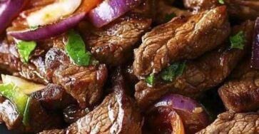 Filipino Beef Steak (Bistek Tagalog)