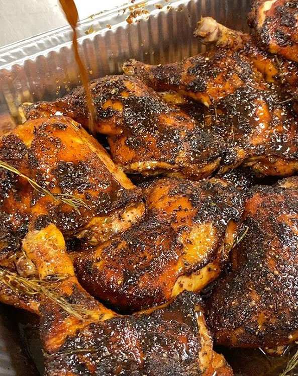 Honey Garlic Glazed Baked Chicken