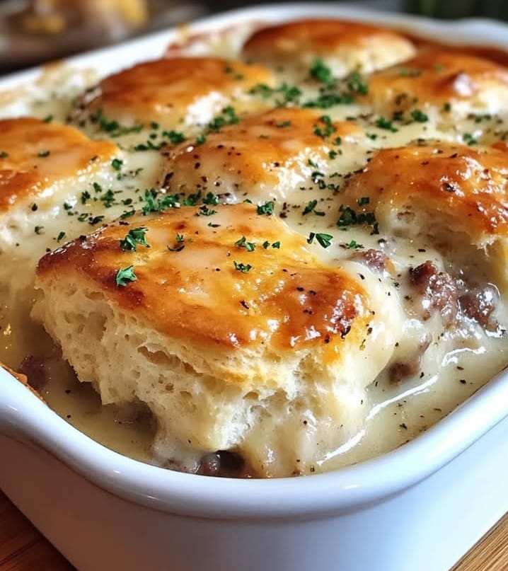 Biscuit & Gravy Casserole