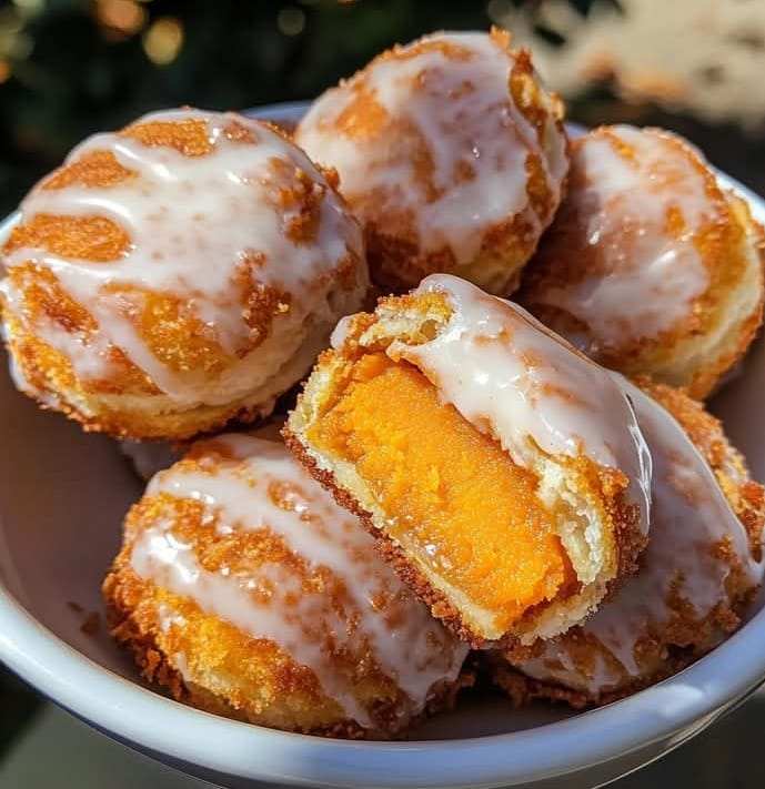 Sweet Potato Stuffed Fried White Oreos