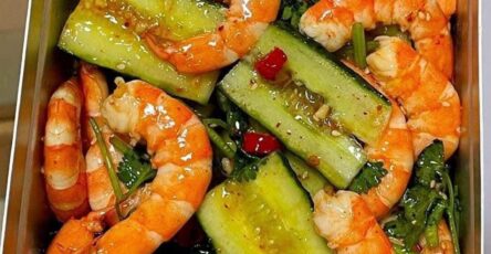 Shrimp and Cucumber Salad