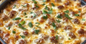 Hot Sausage Beer Cheese Dip