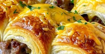 Breakfast Sausage Crescent Rolls