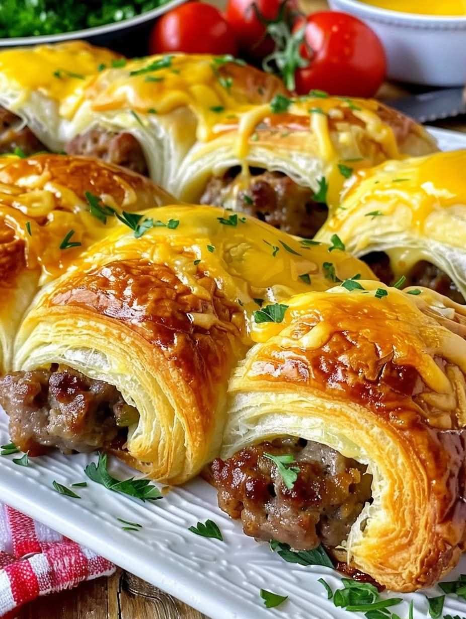 Breakfast Sausage Crescent Rolls