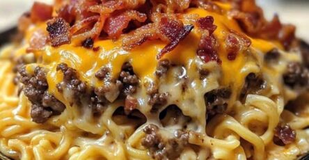 Bacon Cheeseburger Noodle Bake