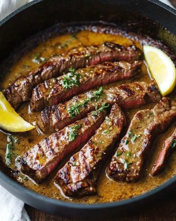 Pan-Seared Steak in Butter Sauce