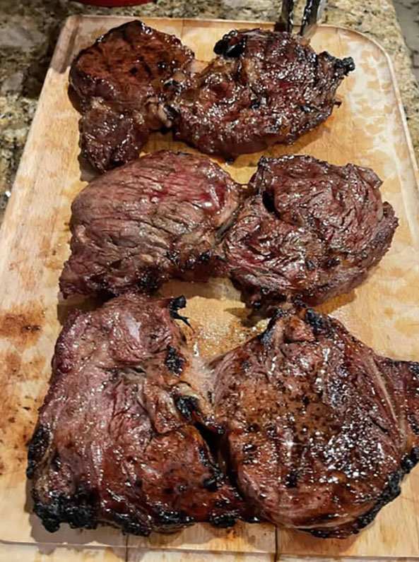 Perfectly Grilled Ribeye Steaks