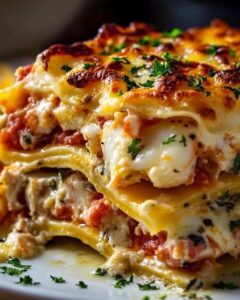 Delightful Seafood Lasagna