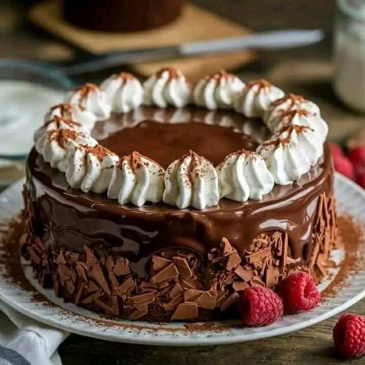 Triple Chocolate Mousse Cake