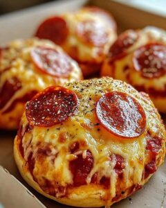 Cheesy Pepperoni Pizza Bombs