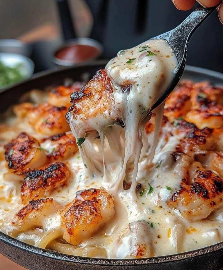 Creamy Shrimp Alfredo Pasta