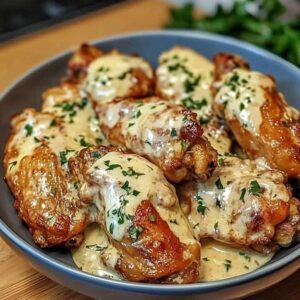 Decadent Alfredo-Style Chicken Wings