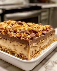 Salted Caramel and Chocolate Layer Dessert