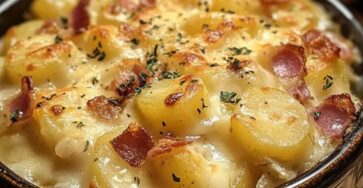 Cheesy Bacon Potato Bake 