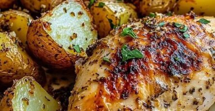 Roasted Garlic Chicken and Potatoes