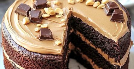 Peanut Butter Chocolate Layer Cake