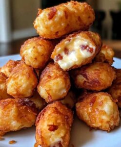 Bacon and Cheese-Stuffed Tater Tots