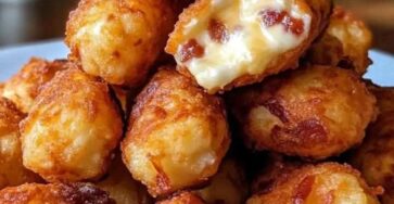 Bacon and Cheese-Stuffed Tater Tots