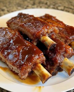 Tender Slow-Cooked Barbecue Beef Ribs