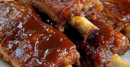 Tender Slow-Cooked Barbecue Beef Ribs