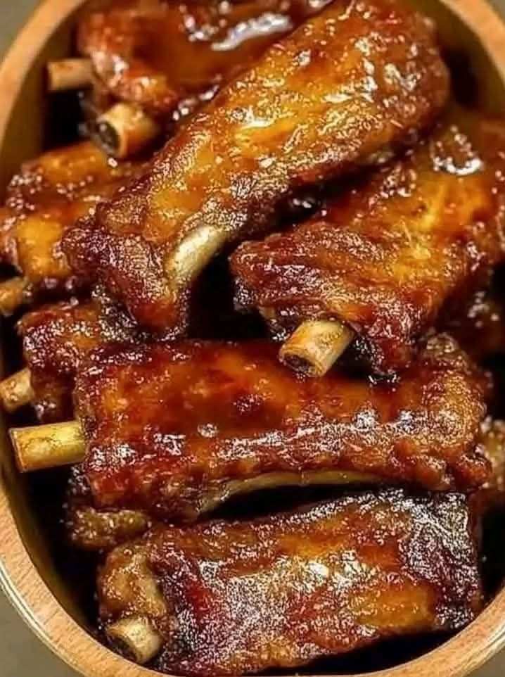 Sticky Honey Garlic Ribs