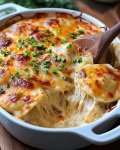 Cheesy Pierogi Casserole