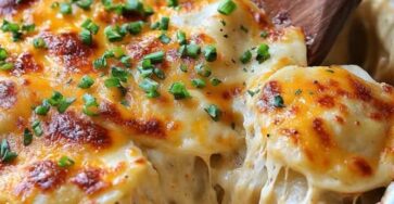 Cheesy Pierogi Casserole