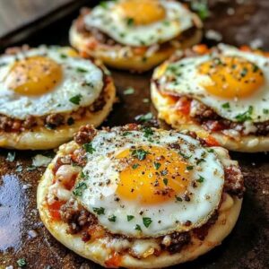 English Muffin Breakfast Pizza