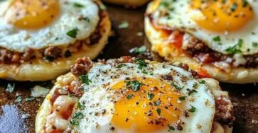 English Muffin Breakfast Pizza