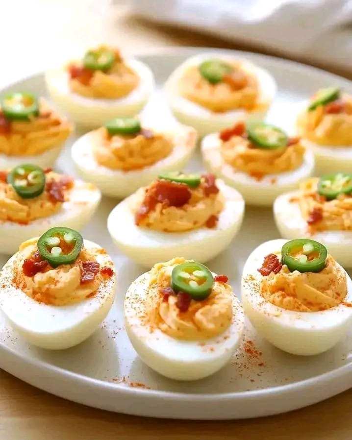 Jalapeño Popper Deviled Eggs