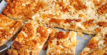 Almond Florentine Slices